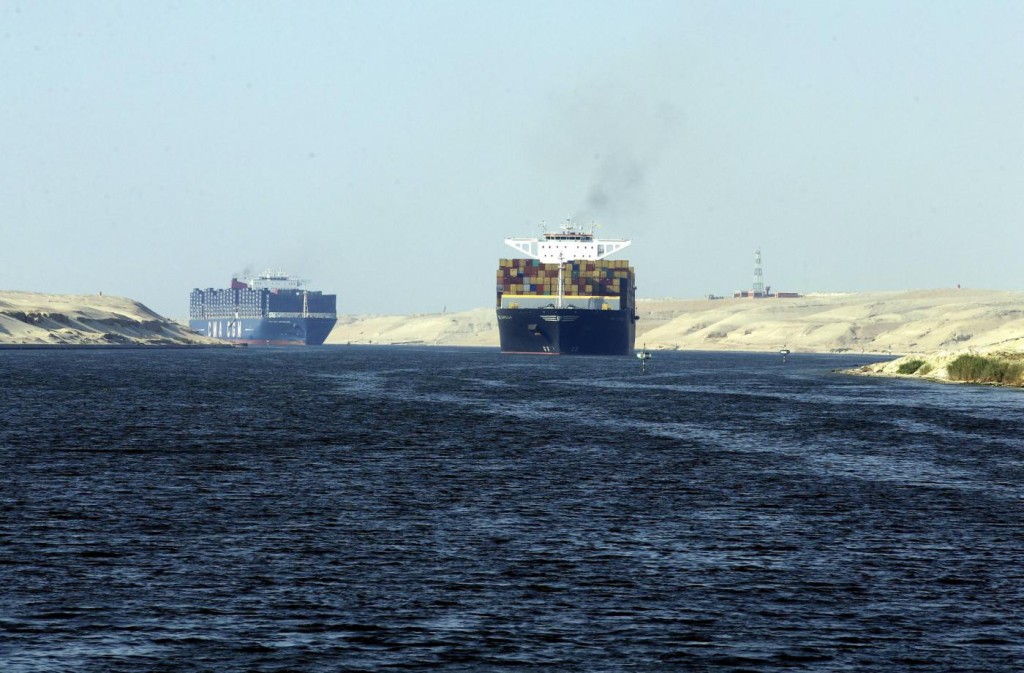 Cerimonia di estensione del Canale di Suez