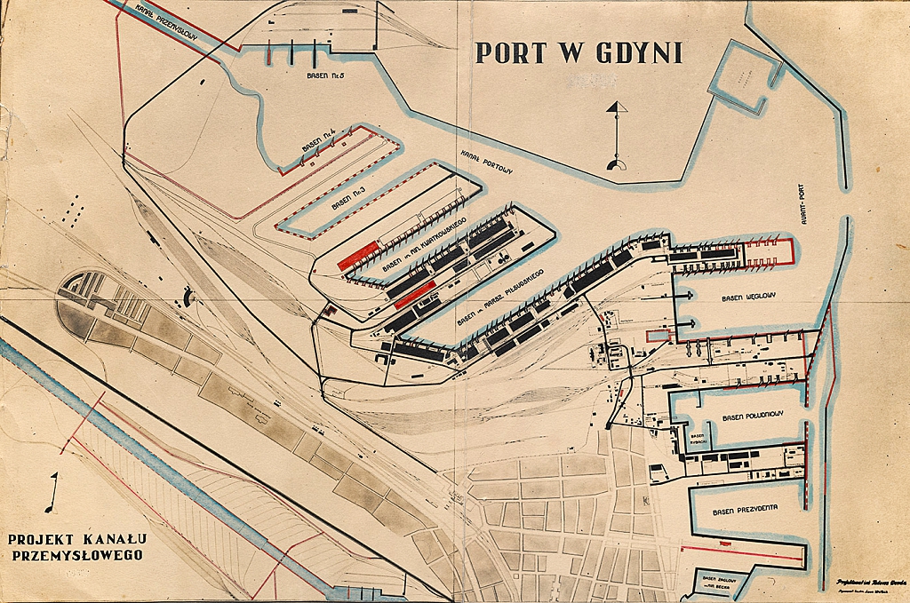 PORTUS-37-may-2019-REPORT-SMOLINSKA-Image_01_Plan-Port-of-Gdynia-1930