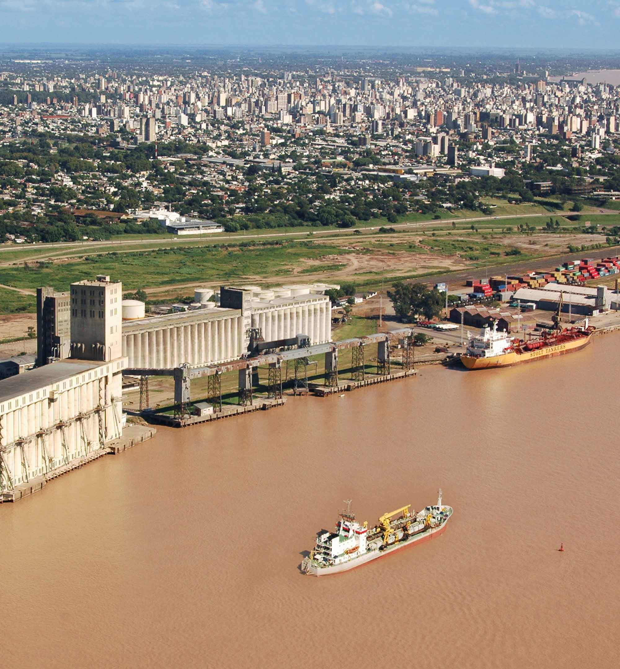 Image_01_Vista aérea puerto y ciudad Rosario-