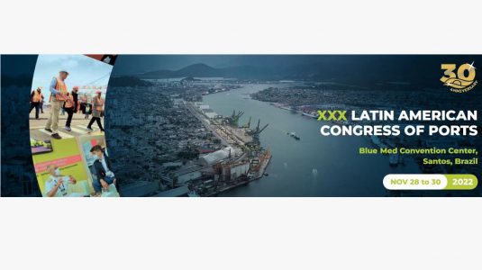 "30° Latin American Congress of Ports" </br><small>Santos, Brazil | November 28-30, 2022</small>