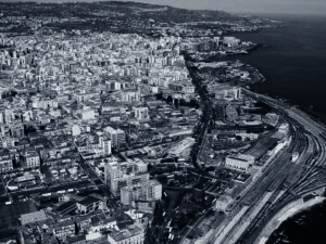 The Waterfront of Catania and the Larmisi Cliff