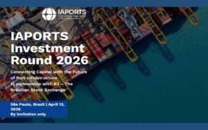 IAPORTS Investment Round 2026 | Connecting Global Capital and Port Infrastructure<br><small> ● São Paulo, Brazil | April 13, 2026 ● </small>