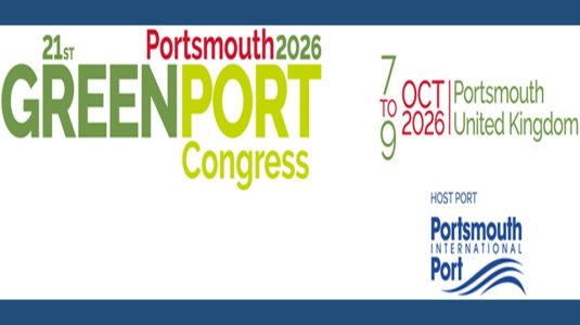 In Portsmouth the 21st GreenPort Congress 2026 <br><small> ● Portsmouth, United Kingdom | October 07-09, 2026 ● </small>